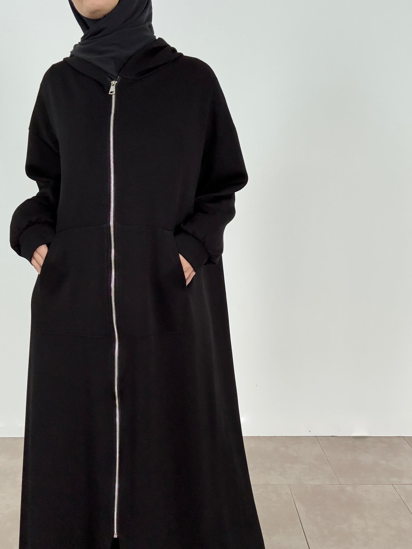 Black hoodie jacket