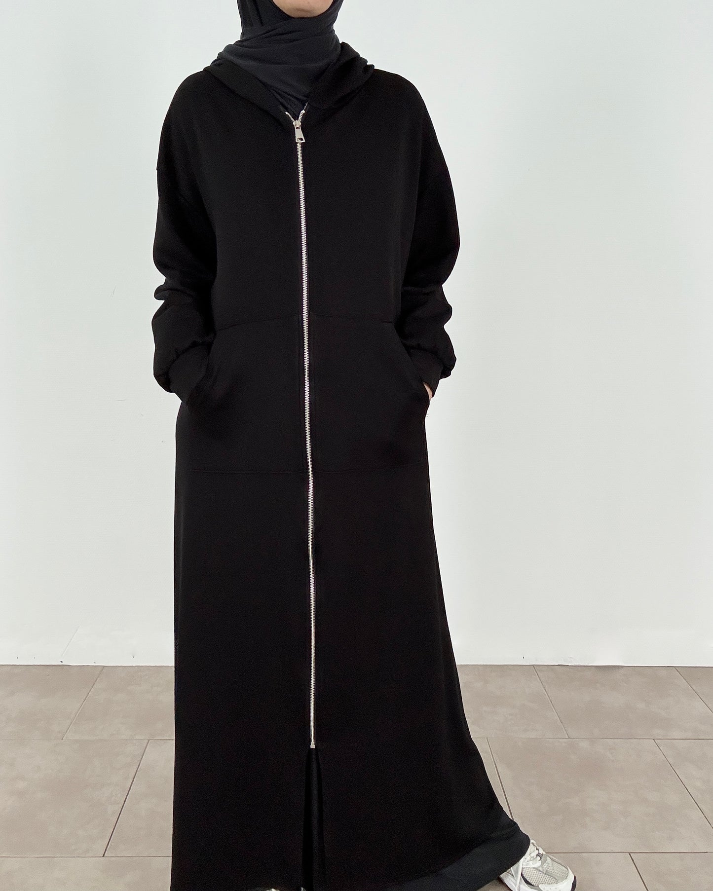 Black hoodie jacket