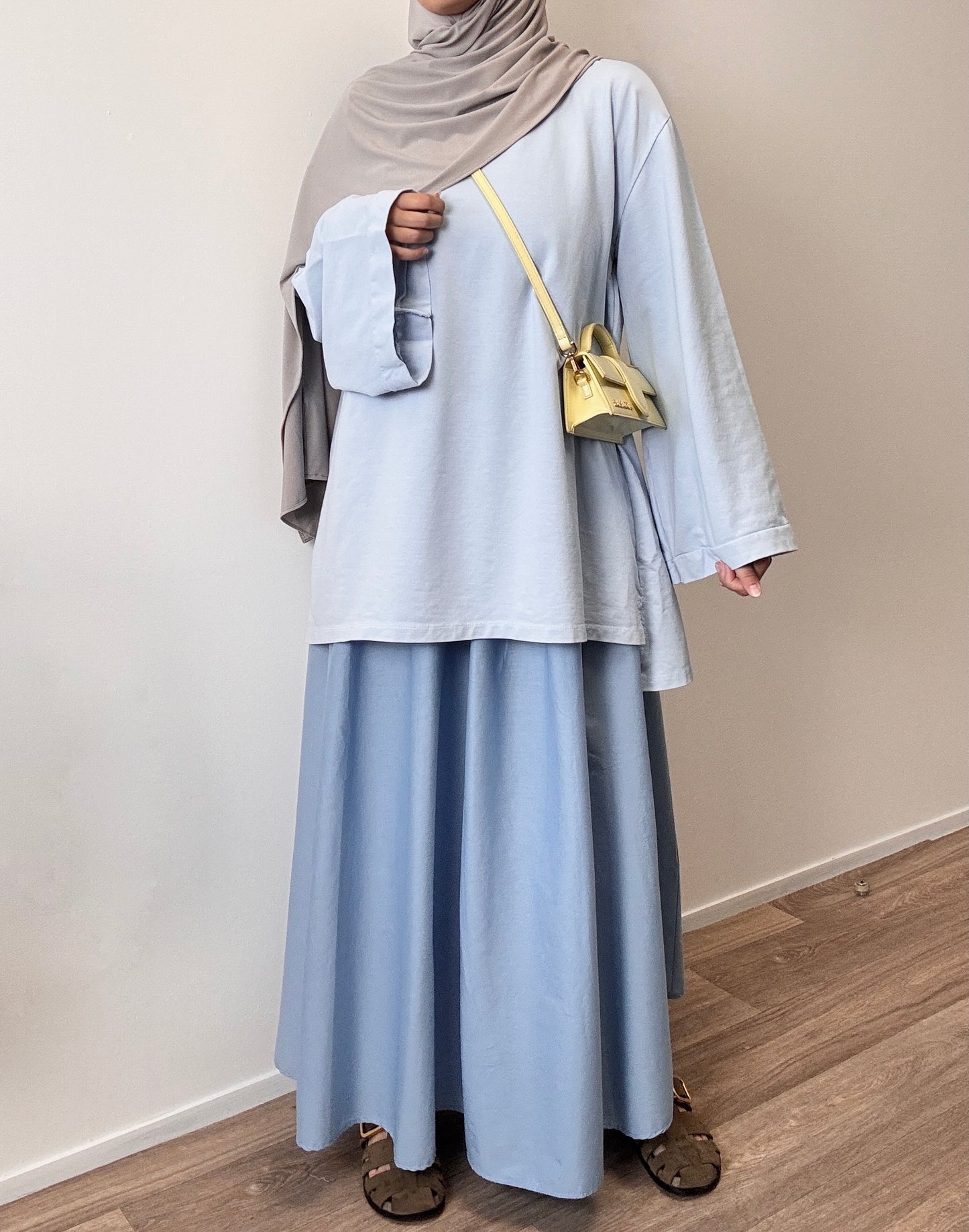 Blue cotton t-shirt