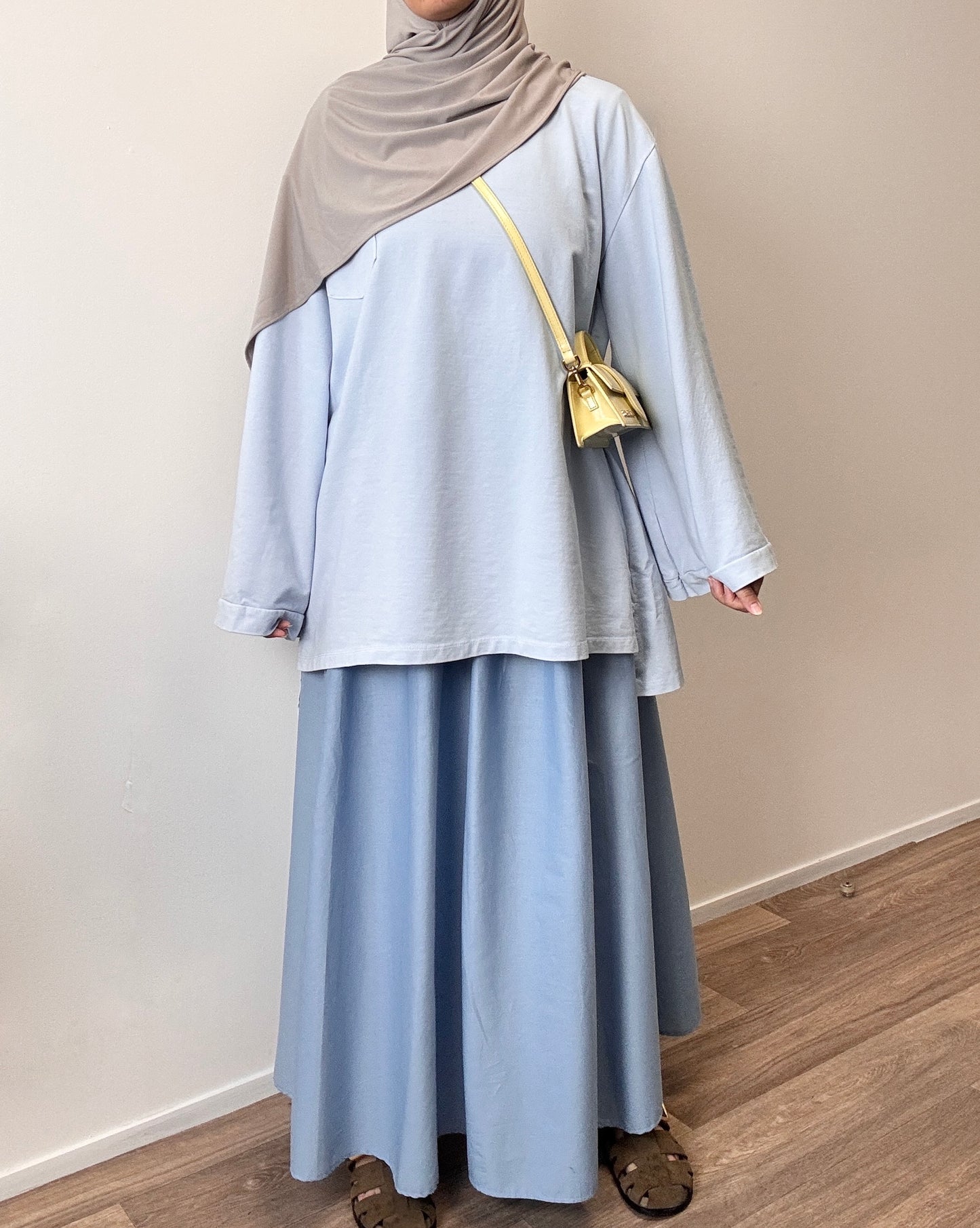 Blue cotton t-shirt