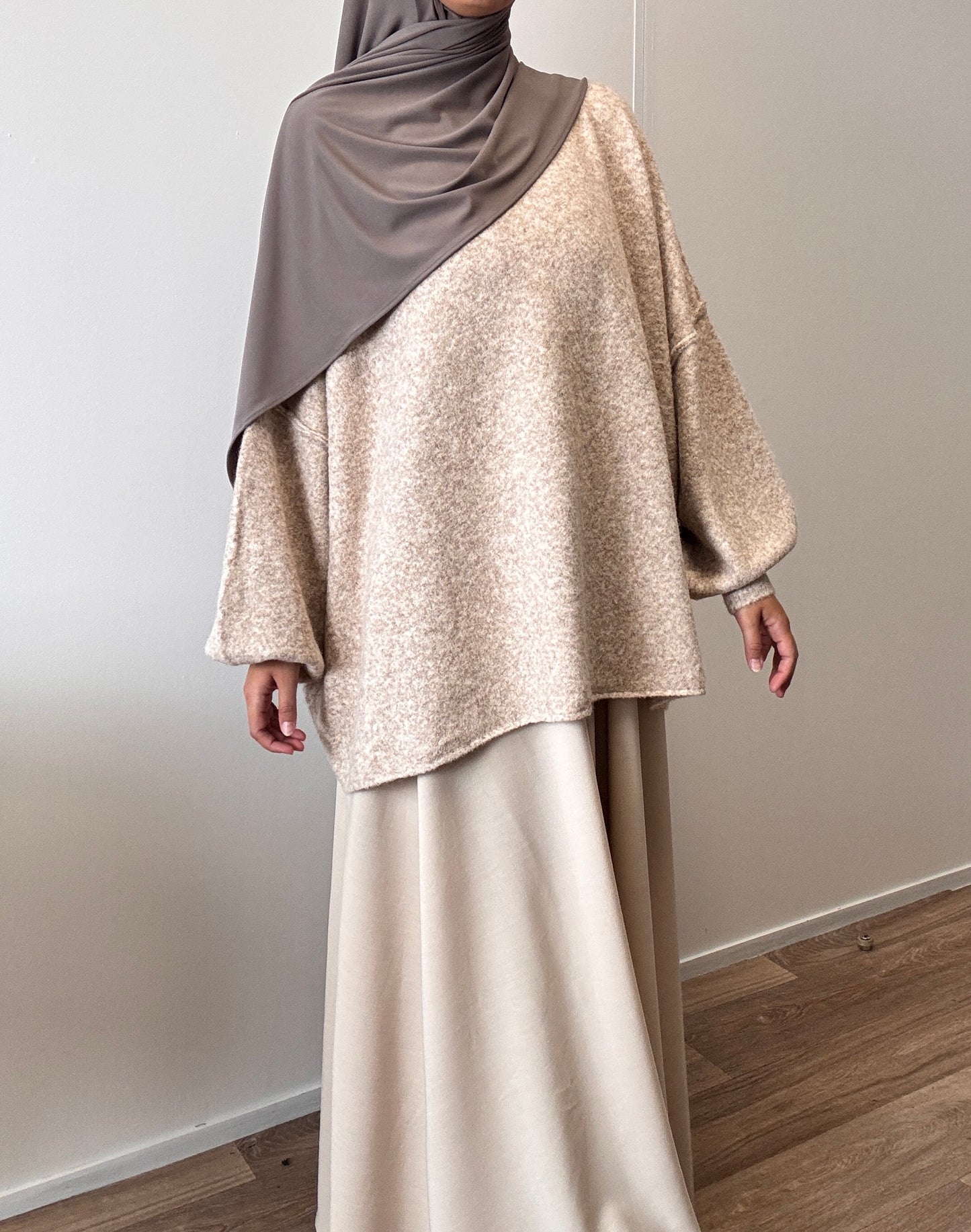 Taupe oversize sweater