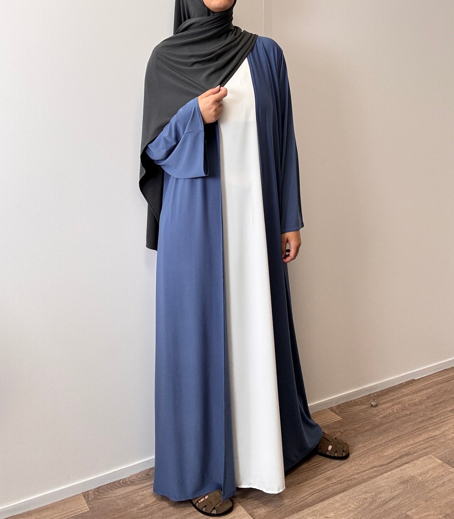 Kimono en jersey premium bleu