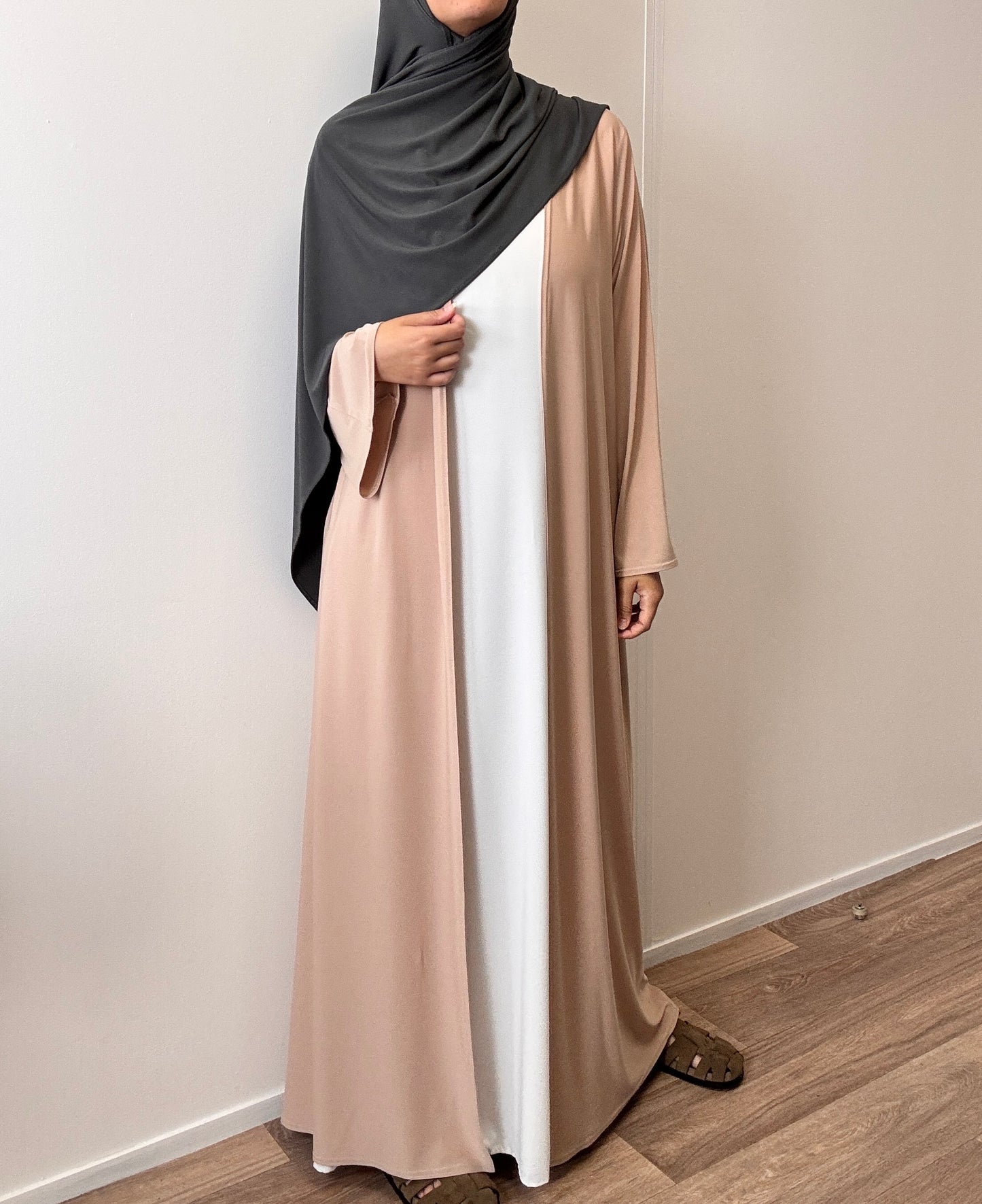 Kimono en jersey premium beige
