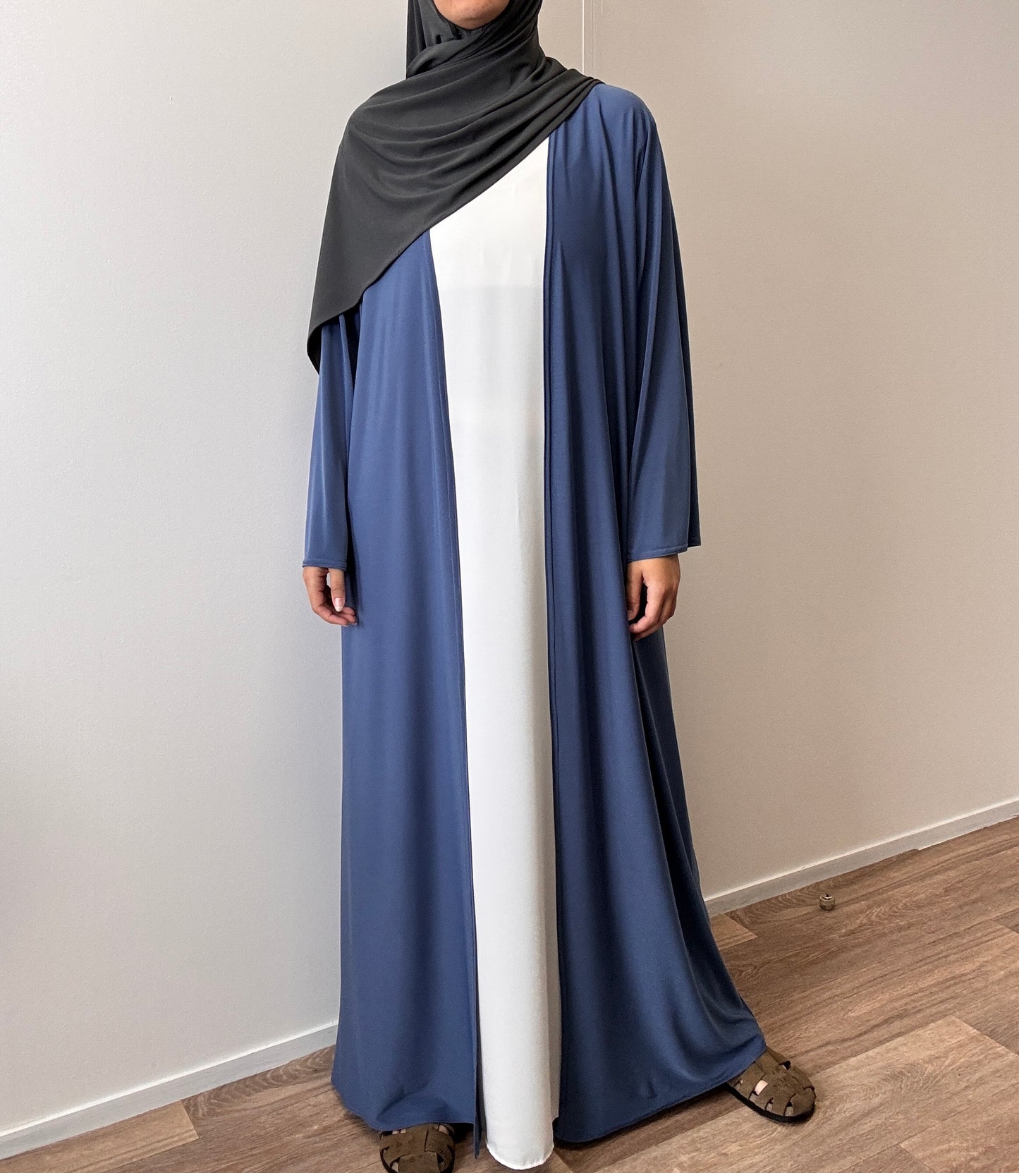 Kimono en jersey premium bleu