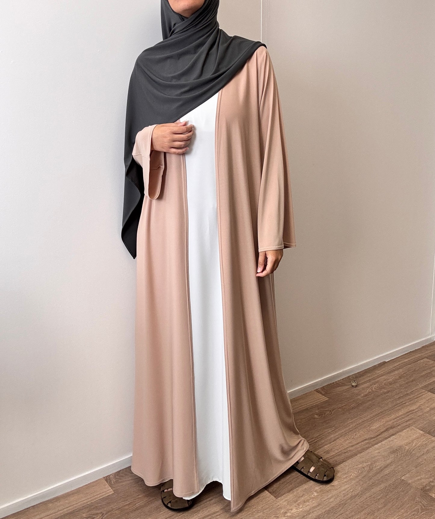 Kimono en jersey premium beige