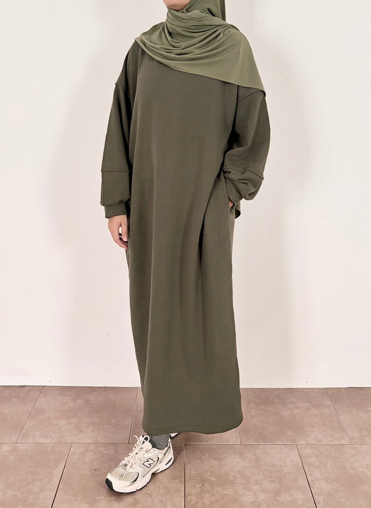 Sweat maxi kaki
