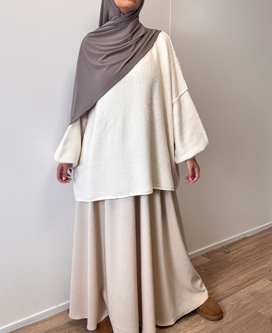 Écru oversize sweater