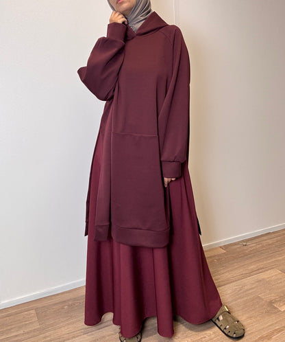 Burgundy oversize sweater