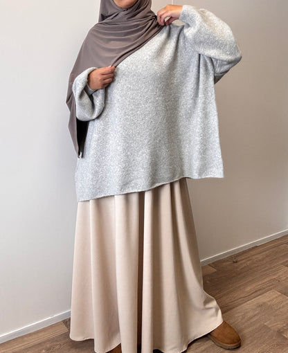 Grey oversize sweater