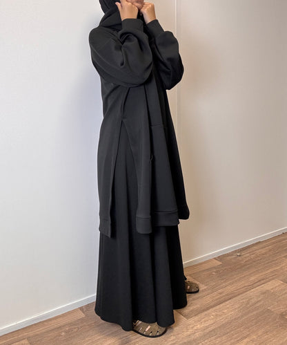 Black oversize sweater