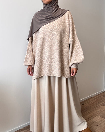 Taupe oversize sweater