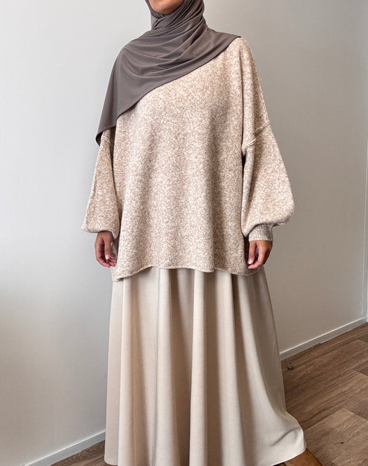 Taupe oversize sweater