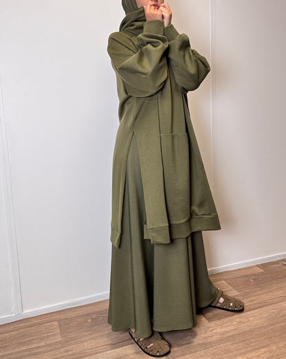 Khaki oversize sweater