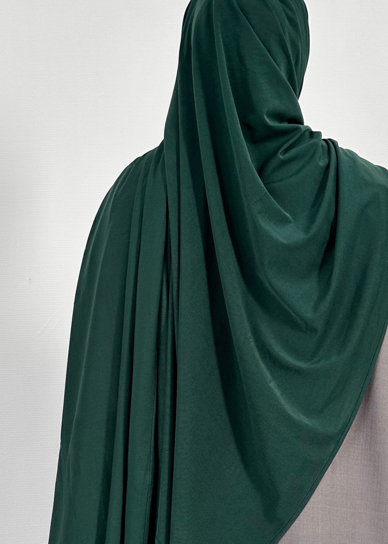 Emerlad green premium jersey hijab