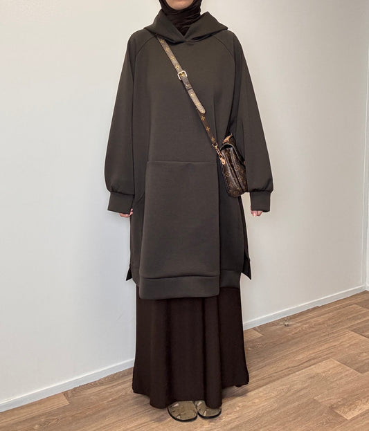 Brown oversize sweater