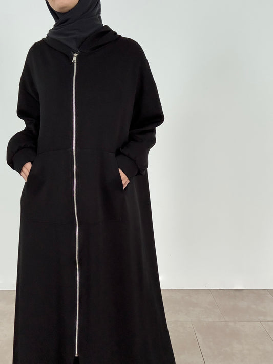 Black hoodie jacket