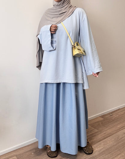 Blue cotton t-shirt