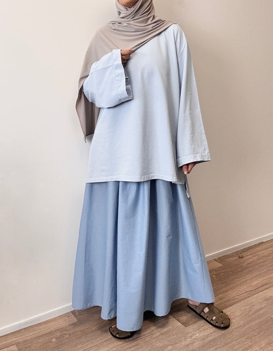 Blue cotton t-shirt