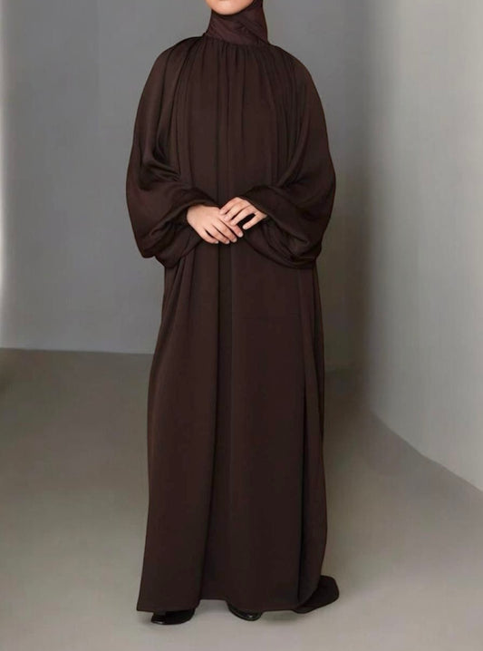 Brown chic abaya