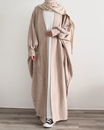 Beige maxi coat