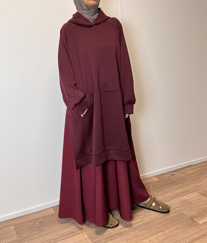 Burgundy oversize sweater