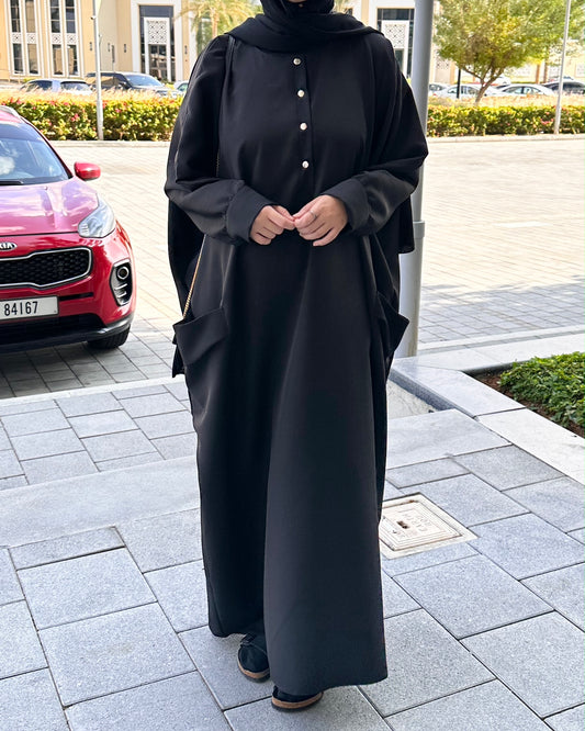 Black loose Abaya