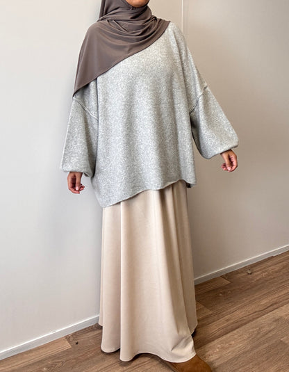 Grey oversize sweater