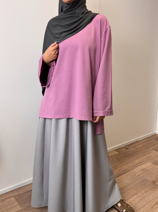 T-shirt en coton rose