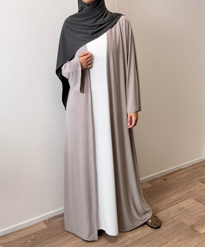 Kimono en jersey premium taupe