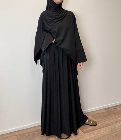 jupe premium en jersey noir