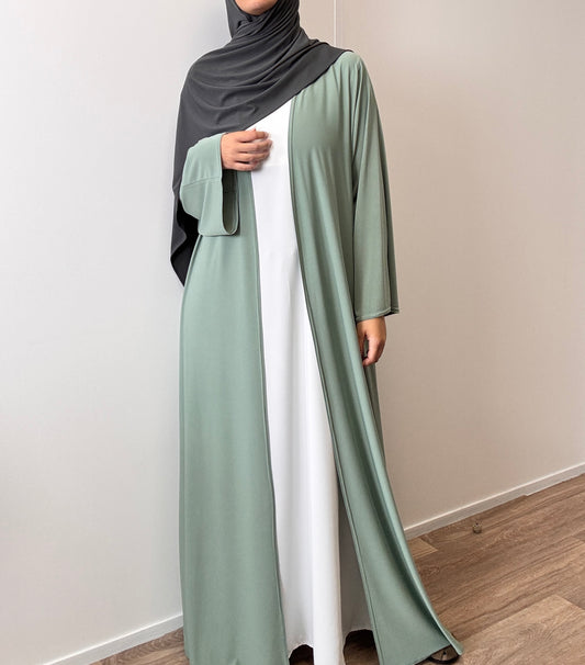 Kimono en jersey vert premium