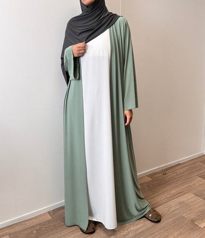 Kimono en jersey vert premium