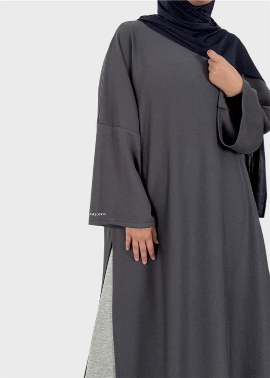 Dark grey loose tunic