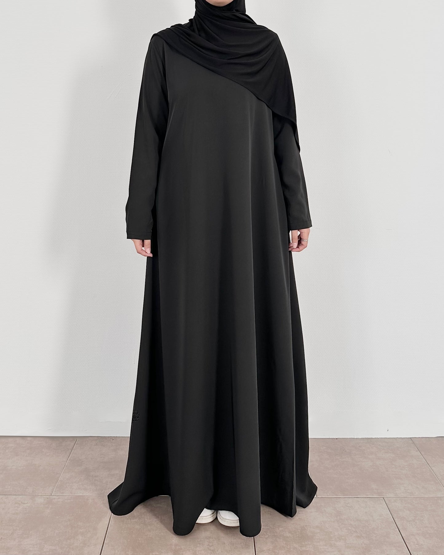 Black flared Abaya